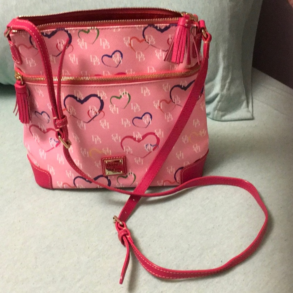 Dooney & Bourke Crossbody with hearts